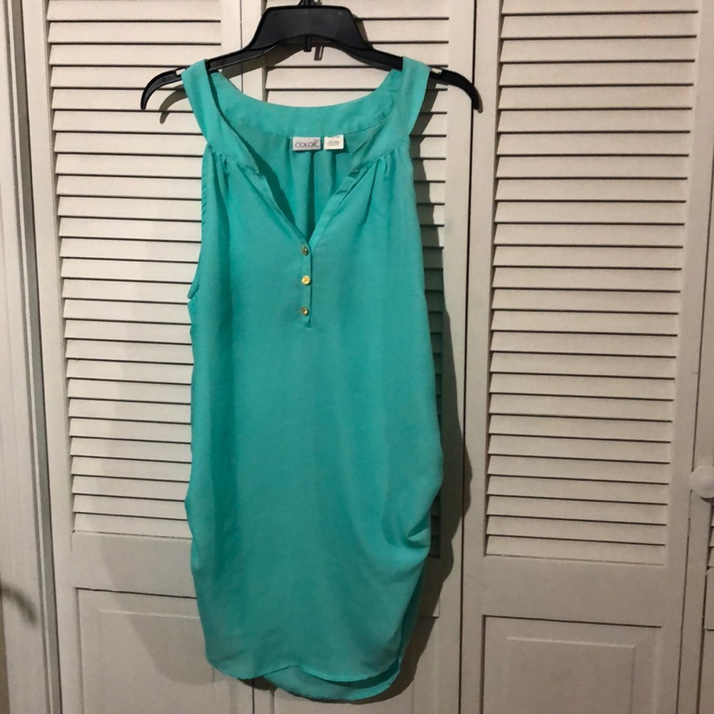 Mint green boutique top